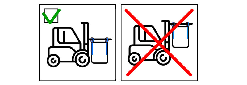 Правила погрузки 4-х стропных мкр контейнеров биг-бэг